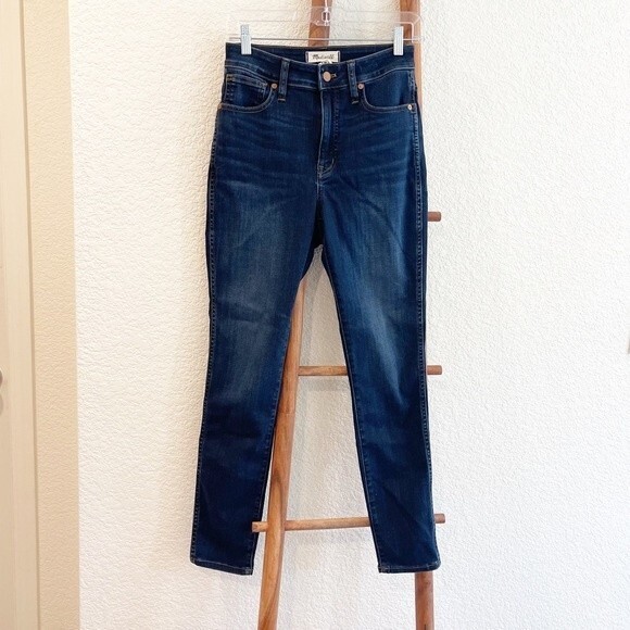 Madewell Curvy High-Rise Skinny Jeans in Woodland Wash Size 26 - Picture 1 of 15